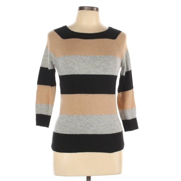 Anthropologie Sweaters - Kenar Quarter Sleeve Color Block Sweater